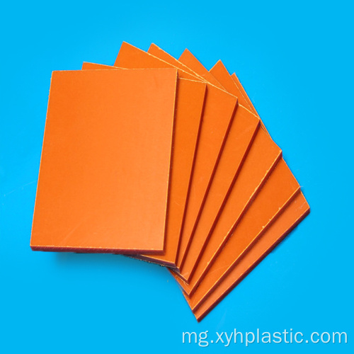 Orange Insulating Paper Laminated Phenolic Plate